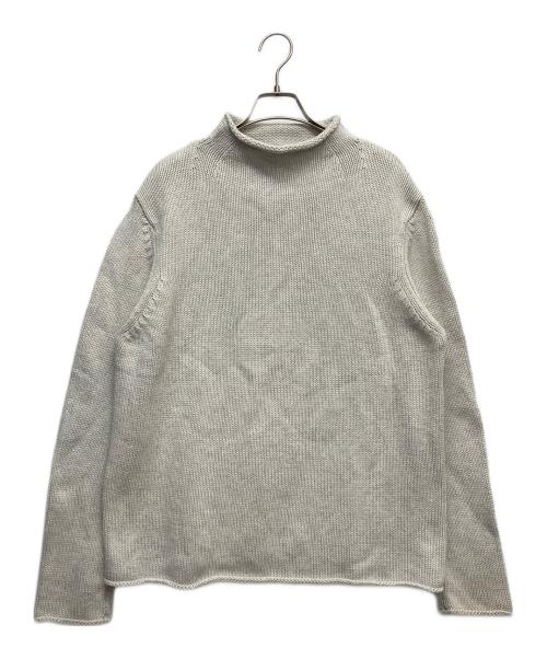 J.CREW（ジェイクルー）J.CREW (ジェイクルー) ロールネックコットンニットセーター ホワイト サイズ:Lの古着・服飾アイテム