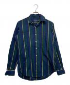 POLO RALPH LAURENポロ・ラルフローレン）の古着「ストライプシャツ」｜グリーン