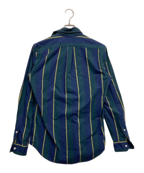 POLO RALPH LAUREN（ポロ・ラルフローレン）POLO RALPH LAUREN (ポロ・ラルフローレン) ストライプシャツ グリーン サイズ:Sの古着・服飾アイテム
