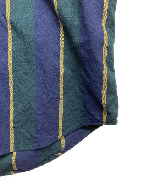 POLO RALPH LAUREN（ポロ・ラルフローレン）POLO RALPH LAUREN (ポロ・ラルフローレン) ストライプシャツ グリーン サイズ:Sの古着・服飾アイテム