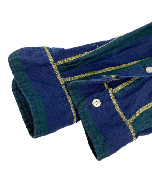 POLO RALPH LAUREN（ポロ・ラルフローレン）POLO RALPH LAUREN (ポロ・ラルフローレン) ストライプシャツ グリーン サイズ:Sの古着・服飾アイテム