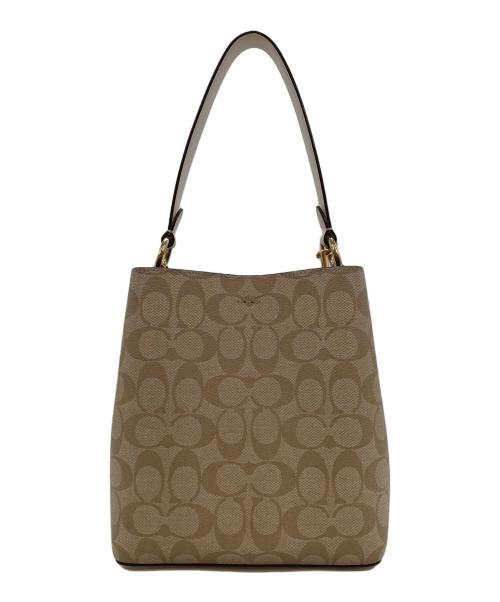 COACH（コーチ）COACH (コーチ) スモール タウン バケット バッグ ベージュの古着・服飾アイテム