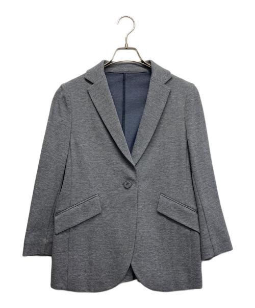 LACOSTE（ラコステ）LACOSTE (ラコステ) フラップポケット テーラードジャケット ブルー サイズ:38の古着・服飾アイテム