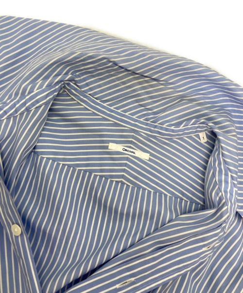 ORCIVAL（オーシバル）ORCIVAL (オーシバル) CPS TIE COLLARシャツ ブルー サイズ:1の古着・服飾アイテム