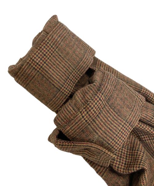 Traditional Weatherwear（トラディショナルウェザーウェア）Traditional Weatherwear (トラディショナルウェザーウェア) オーバーサイズチェックシャツ ブラウン サイズ:Sの古着・服飾アイテム