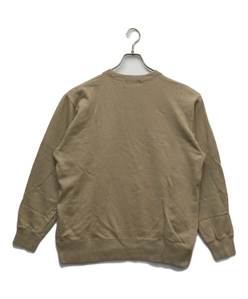 Hysteric Glamour（ヒステリックグラマー）Hysteric Glamour (ヒステリックグラマー) SEE NO EVIL刺繍 スウェット ベージュ サイズ:Lの古着・服飾アイテム