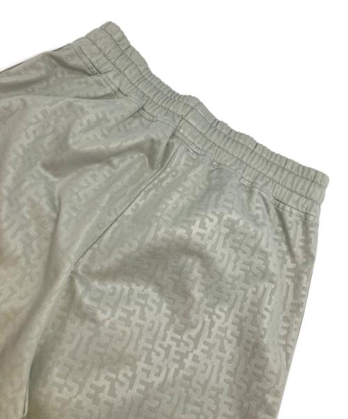 DIESEL（ディーゼル）DIESEL (ディーゼル) ロゴエンブロイダリー サイドライン ワイド トラック パンツ グレー サイズ:XSの古着・服飾アイテム