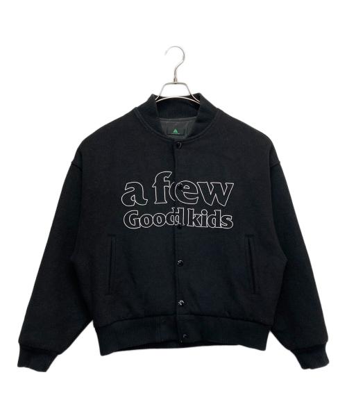 A FEW GOOD KIDS（アフューグッドキッズ）A FEW GOOD KIDS (アフューグッドキッズ) ロゴスタジャン ブラック サイズ:Sの古着・服飾アイテム