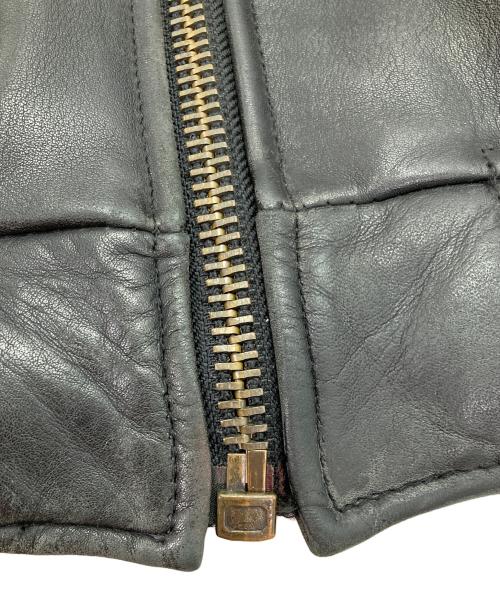 AVIREX（アヴィレックス）AVIREX (アヴィレックス) レザーヴァーシティジャケット ブラック サイズ:XSの古着・服飾アイテム