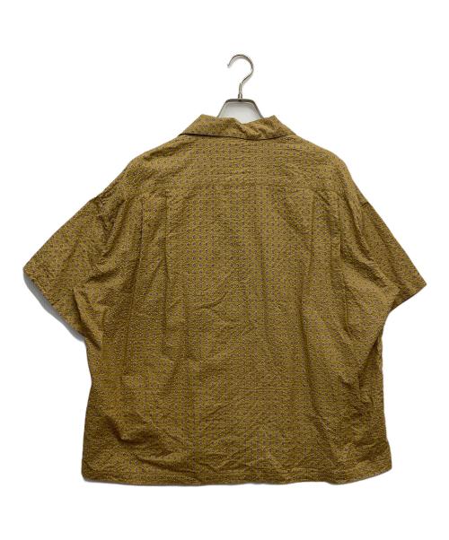 TIGHTBOOTH PRODUCTION（タイトブースプロダクション）TIGHTBOOTH PRODUCTION (タイトブースプロダクション) Rhombus Shirt ブラウン サイズ:Mの古着・服飾アイテム