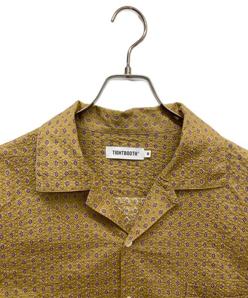 TIGHTBOOTH PRODUCTION（タイトブースプロダクション）TIGHTBOOTH PRODUCTION (タイトブースプロダクション) Rhombus Shirt ブラウン サイズ:Mの古着・服飾アイテム
