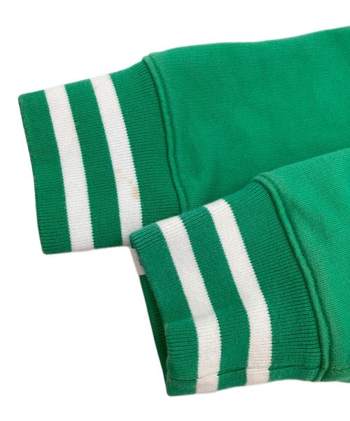 stussy（ステューシー）stussy (ステューシー) コットンヴァーシティジャケット グリーン サイズ:Lの古着・服飾アイテム