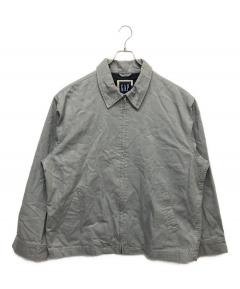 gap ギャップ トラッカージャケット XL グレー 中古・古着通販】GAP (ギャップ) 古着レザートラッカージャケット