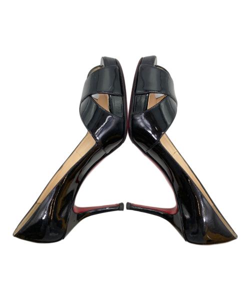 Christian Louboutin（クリスチャン・ルブタン）Christian Louboutin (クリスチャン・ルブタン) オープントゥーパンプス ブラック サイズ:36の古着・服飾アイテム