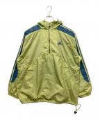 adidasアディダス）の古着「90’Sハーフジップアノラックパーカー」｜ライム