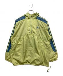 adidas（アディダス）の古着「90’Sハーフジップアノラックパーカー」｜ライム
