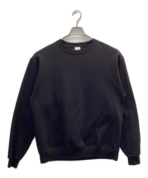 Champion（チャンピオン）Champion (チャンピオン) クルーネックスウェット ブラック サイズ:Lの古着・服飾アイテム