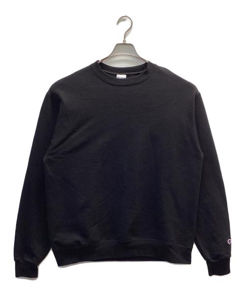 Champion（チャンピオン）Champion (チャンピオン) クルーネックスウェット ブラック サイズ:Lの古着・服飾アイテム