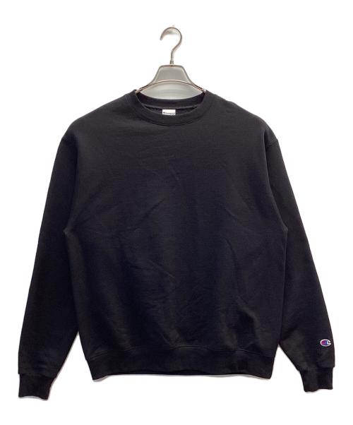Champion（チャンピオン）Champion (チャンピオン) クルーネックスウェット ブラック サイズ:Lの古着・服飾アイテム