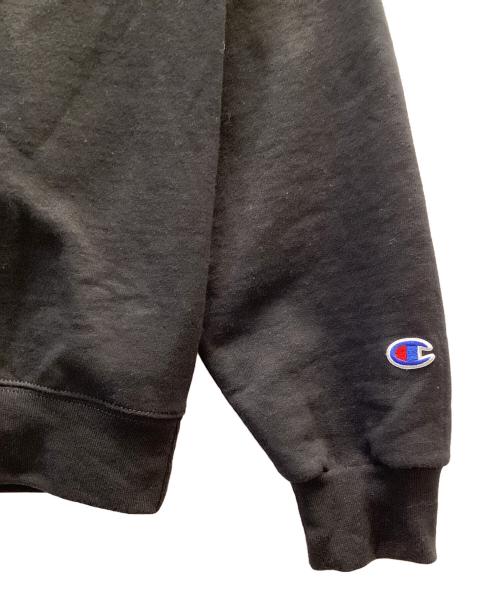 Champion（チャンピオン）Champion (チャンピオン) クルーネックスウェット ブラック サイズ:Lの古着・服飾アイテム
