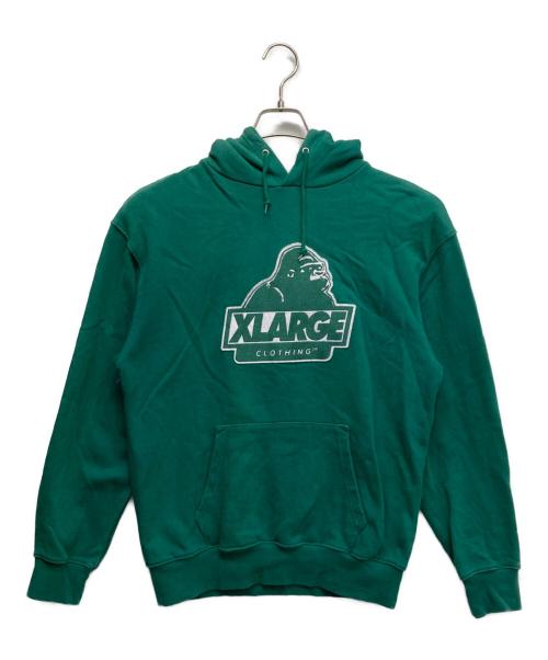 X-LARGE（エクストララージ）X-LARGE (エクストララージ) プルオーバーパーカー グリーン サイズ:Mの古着・服飾アイテム