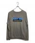 Patagonia (パタゴニア) Pロゴクルーネックスウェット グレー サイズ:ＸＬ：7000円