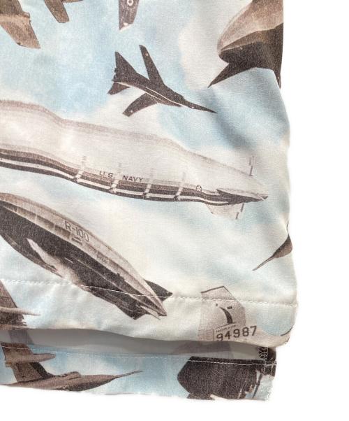 son of the cheese（（サノバチーズ））son of the cheese (（サノバチーズ）) PLANE SHIRT ブルー サイズ:Lの古着・服飾アイテム