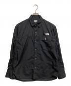 THE NORTH FACEザ ノース フェイス）の古着「ロングスリーブヌプシシャツ」｜ブラック