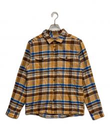 Patagonia（パタゴニア）の古着「フィヨルドフランネルシャツ」｜ブラウン