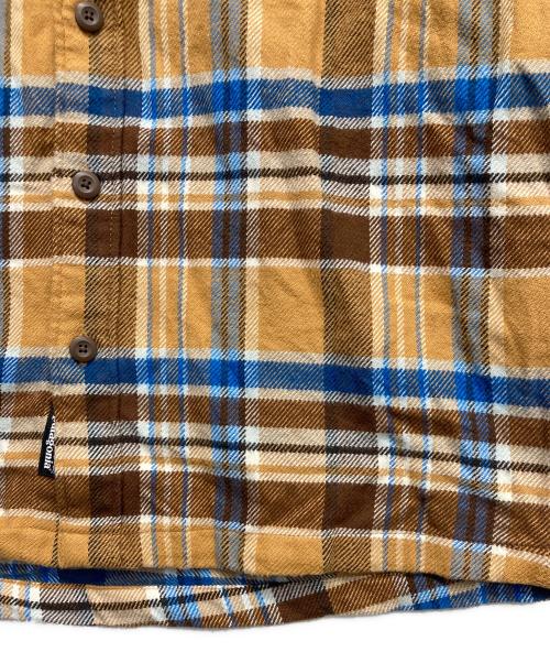 Patagonia（パタゴニア）Patagonia (パタゴニア) フィヨルドフランネルシャツ ブラウン サイズ:Sの古着・服飾アイテム