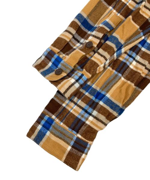 Patagonia（パタゴニア）Patagonia (パタゴニア) フィヨルドフランネルシャツ ブラウン サイズ:Sの古着・服飾アイテム
