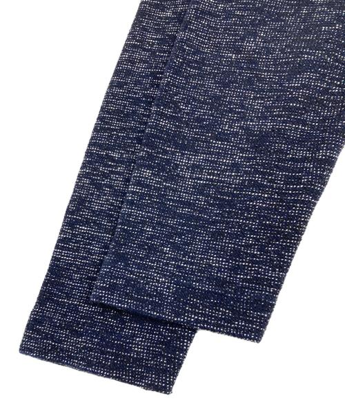 JOSEPH ABBOUD（ジョセフアブード）JOSEPH ABBOUD (ジョセフアブード) ネップツィードジャージー ハーフZIPカットソー ネイビー サイズ:LLの古着・服飾アイテム