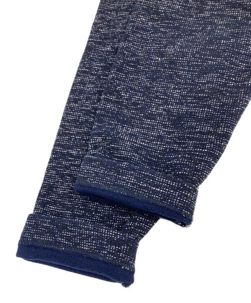 JOSEPH ABBOUD（ジョセフアブード）JOSEPH ABBOUD (ジョセフアブード) ネップツィードジャージー ハーフZIPカットソー ネイビー サイズ:LLの古着・服飾アイテム
