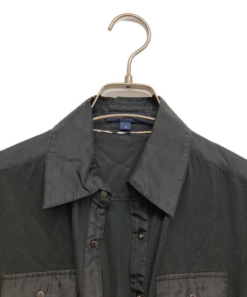 BURBERRY LONDON（バーバリーロンドン）BURBERRY LONDON (バーバリーロンドン) 長袖シャツ ブラック サイズ:2の古着・服飾アイテム