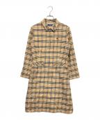 BURBERRY BLUE LABELバーバリー ブルー レーベル）の古着「ノヴァチェックワンピース」｜ブラウン