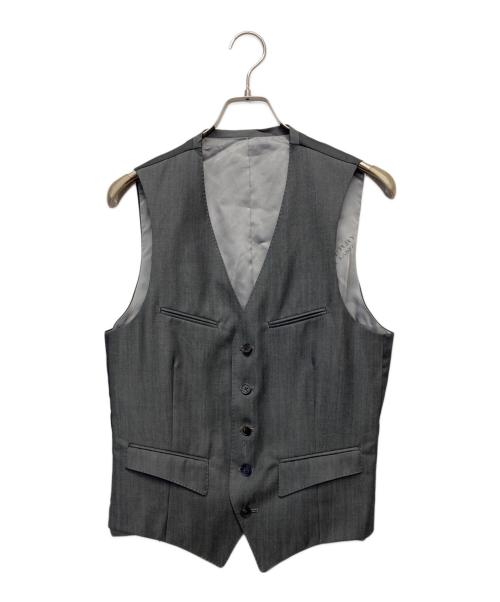 BURBERRY BLACK LABEL（バーバリーブラックレーベル）BURBERRY BLACK LABEL (バーバリーブラックレーベル) 3ピースセットアップスーツ ブラック サイズ:40Rの古着・服飾アイテム