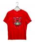 KENZO（ケンゾー）の古着「タイガープリントTシャツ」｜レッド