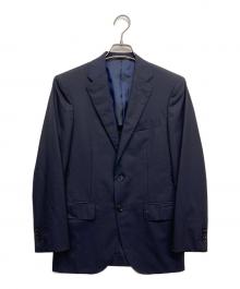 green label relaxing（グリーンレーベルリラクシング）の古着「REDA トロピカルムジ 2B RV スーツジャケット」｜ネイビー