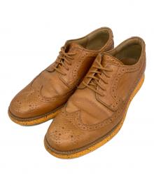 COLE HAAN（コールハーン）の古着「ウィングチップシューズ」｜ブラウン