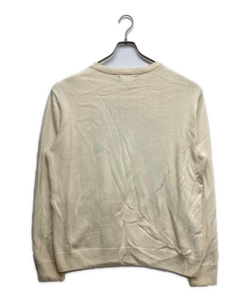 stussy（ステューシー）stussy (ステューシー) Curly S Sweater ベージュ サイズ:Lの古着・服飾アイテム