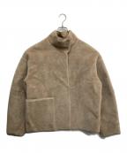 TODAYFULトゥデイフル）の古着「Standcollar Boa Jacket」｜ベージュ