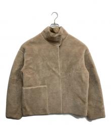 TODAYFUL（トゥデイフル）の古着「Standcollar Boa Jacket」｜ベージュ