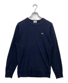 LACOSTE（ラコステ）の古着「クルーネックスウェット」｜ネイビー
