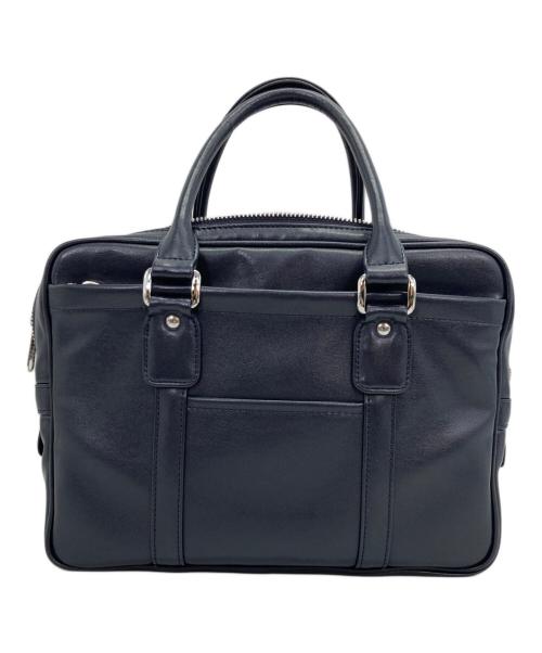 COMME des GARCONS（コムデギャルソン）COMME des GARCONS (コムデギャルソン) フェイクレザー ミニボストン ネイビーの古着・服飾アイテム