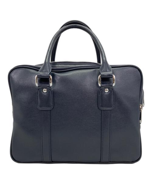 COMME des GARCONS（コムデギャルソン）COMME des GARCONS (コムデギャルソン) フェイクレザー ミニボストン ネイビーの古着・服飾アイテム