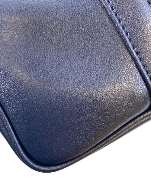 COMME des GARCONS（コムデギャルソン）COMME des GARCONS (コムデギャルソン) フェイクレザー ミニボストン ネイビーの古着・服飾アイテム