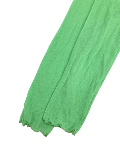 THE SHINZONE（ザ シンゾーン）THE SHINZONE (ザ シンゾーン) SHEER GAUZE LONG SLEEVE TEE グリーン サイズ:FOの古着・服飾アイテム