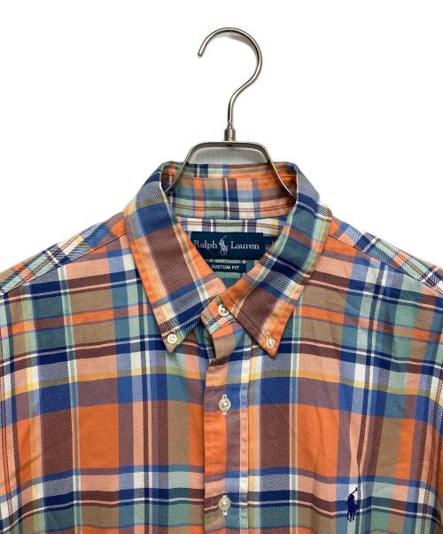 POLO RALPH LAUREN（ポロ・ラルフローレン）POLO RALPH LAUREN (ポロ・ラルフローレン) ボタンダウンシャツ オレンジ サイズ:Lの古着・服飾アイテム