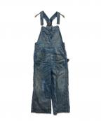 RRLダブルアールエル）の古着「ダメージ加工オーバーオール」｜インディゴ