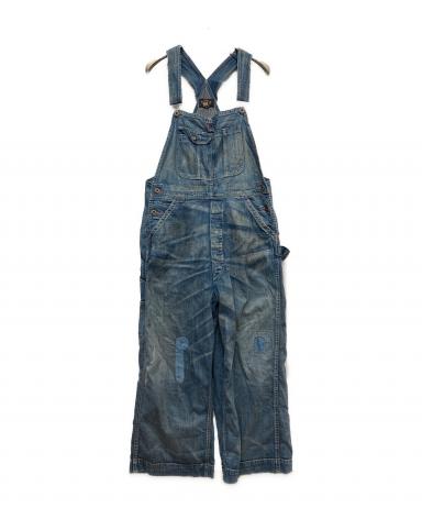 中古・古着通販】RRL (ダブルアールエル) ダメージ加工オーバーオール
